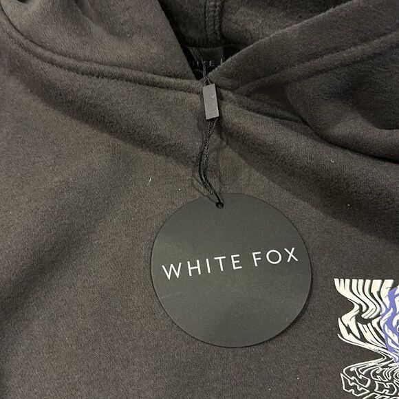 White Fox Men’s Charcoal Enter the Dream Oversized Hoodie - Size M/L - Picture 8 of 8